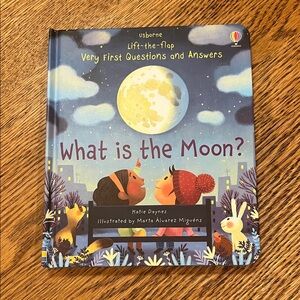 Usborne Lift-the-Flap 'What is the Moon?' Book- excellent condition